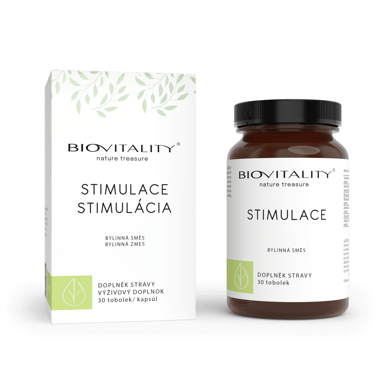 Stimulácia – bylinný komplex – kapsuly 30 ks – Green idea