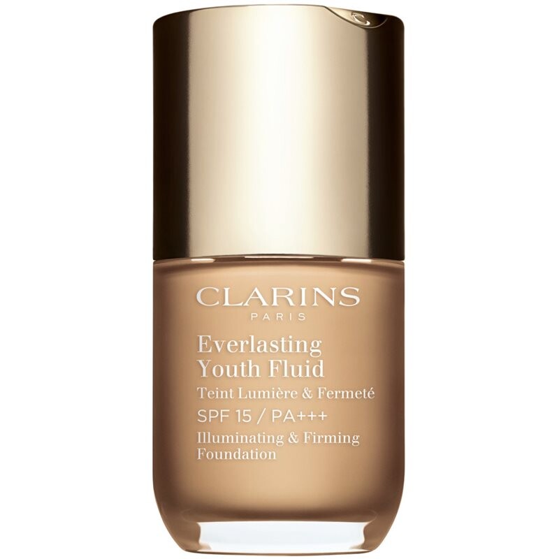 Clarins Everlasting Youth Fluid Foundation rozjasňujúci make-up SPF 15 odtieň 106 Vanilla 30 ml