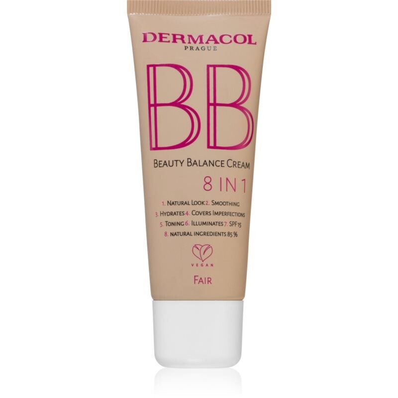 Dermacol Beauty Balance BB krém s hydratačným účinkom SPF 15 N.1 Fair 30 ml