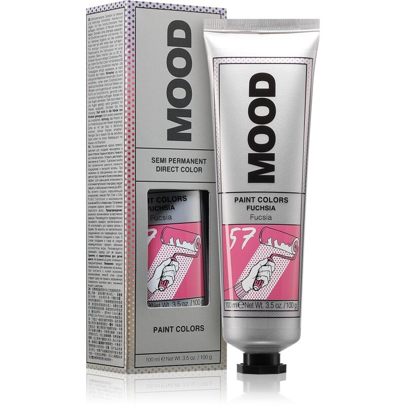 MOOD Paint Colors semipermanentná farba na vlasy odtieň Fuchsia 100 ml