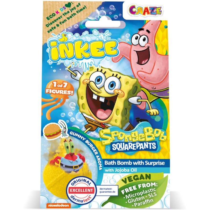 Craze INKEE SpongeBob bomba do kúpeľa 1 ks