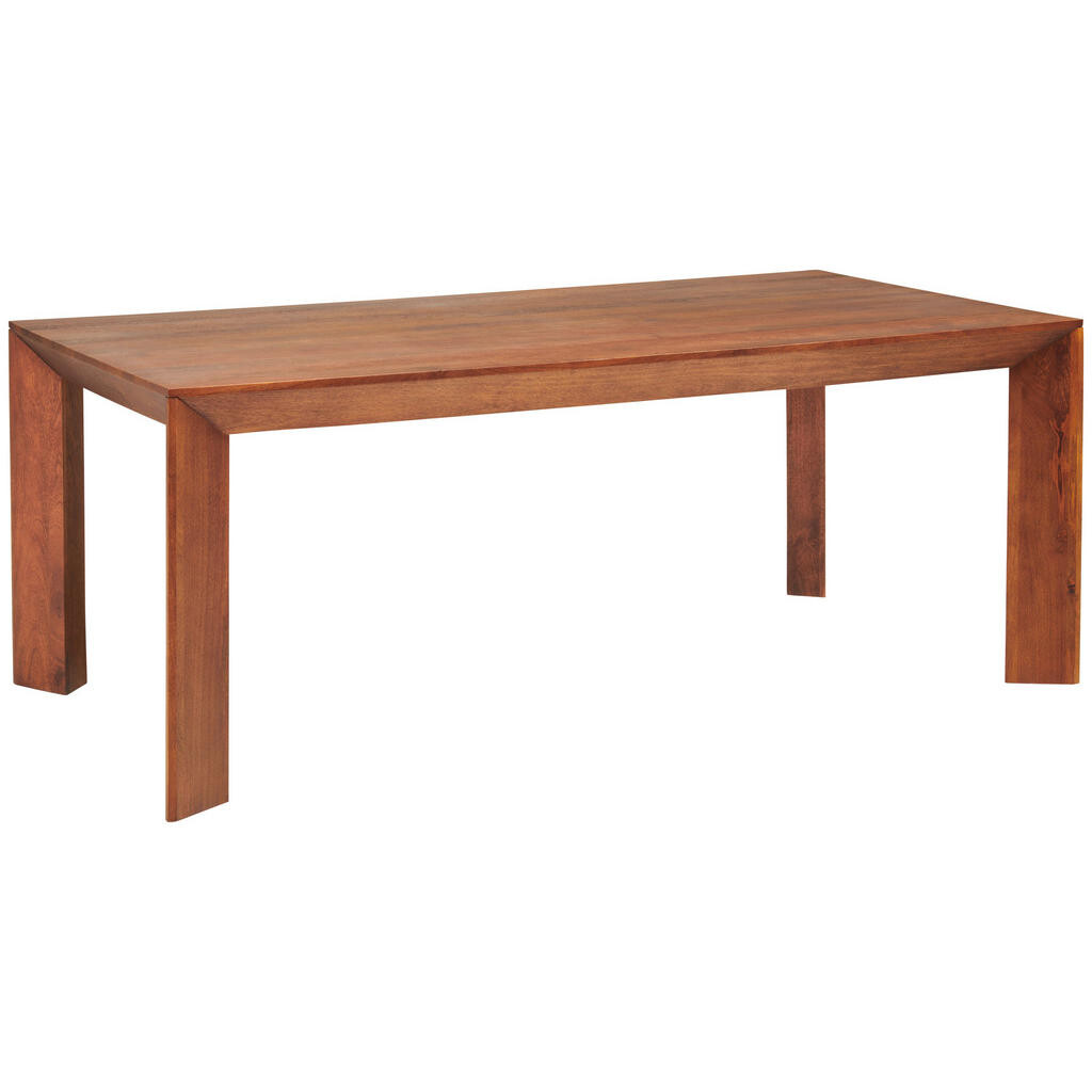 MID.YOU JEDÁLENSKÝ STÔL, mangové drevo, tmavohnedá, 200/100/76 cm