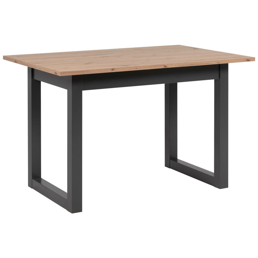 MID.YOU JEDÁLENSKÝ STÔL, antracitová, dub artisan, 120/80/75 cm