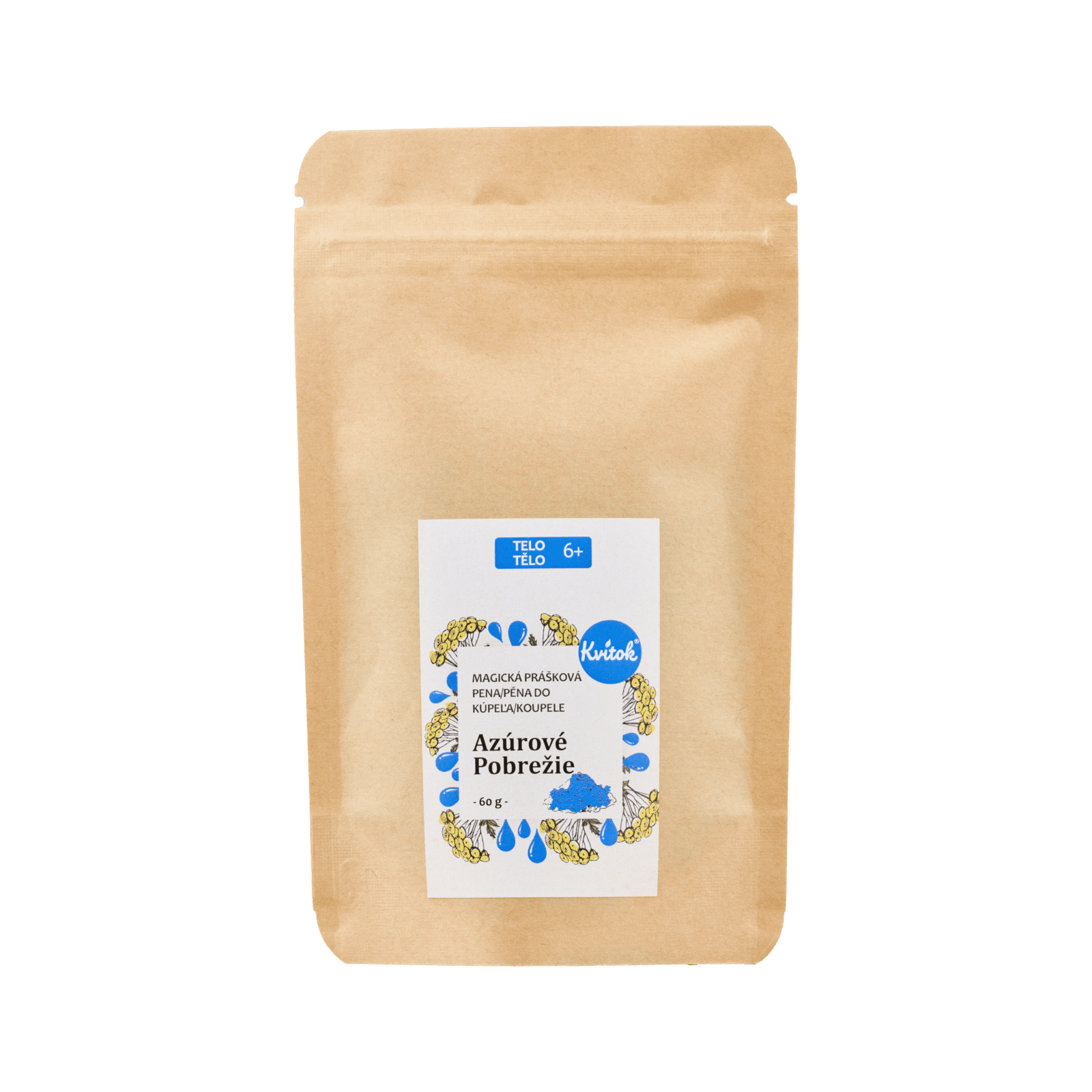 KVITOK Magická pena do kúpeľa Azúrové pobrežie 60 g