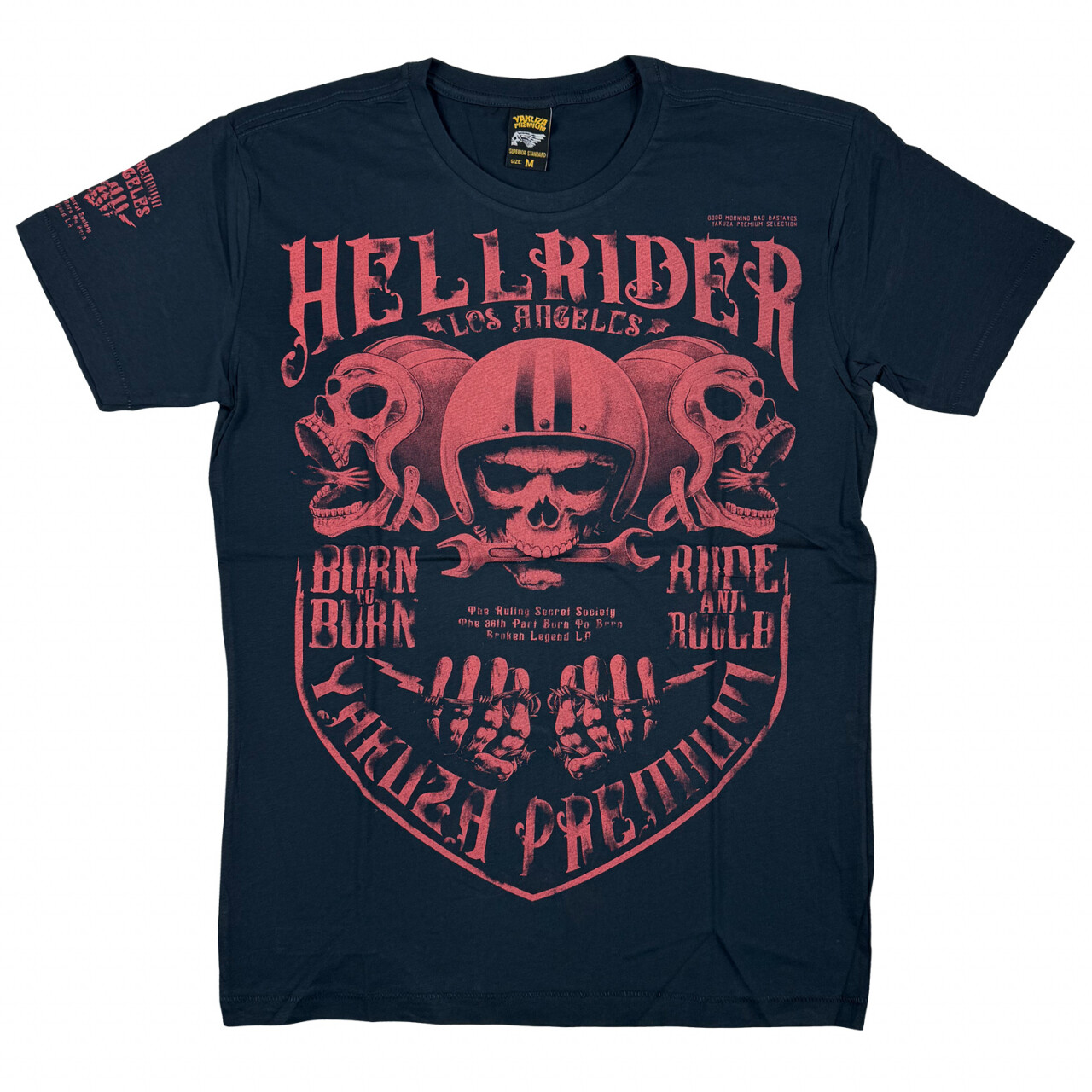 Tričko Yakuza Premium Hellrider Los Angeles - navy, XXL
