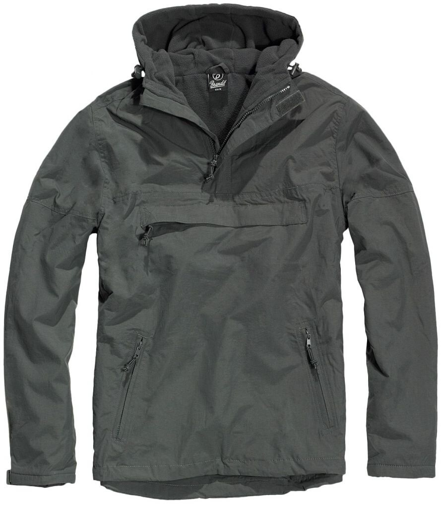Bunda Brandit Windbreaker - antracitová, S