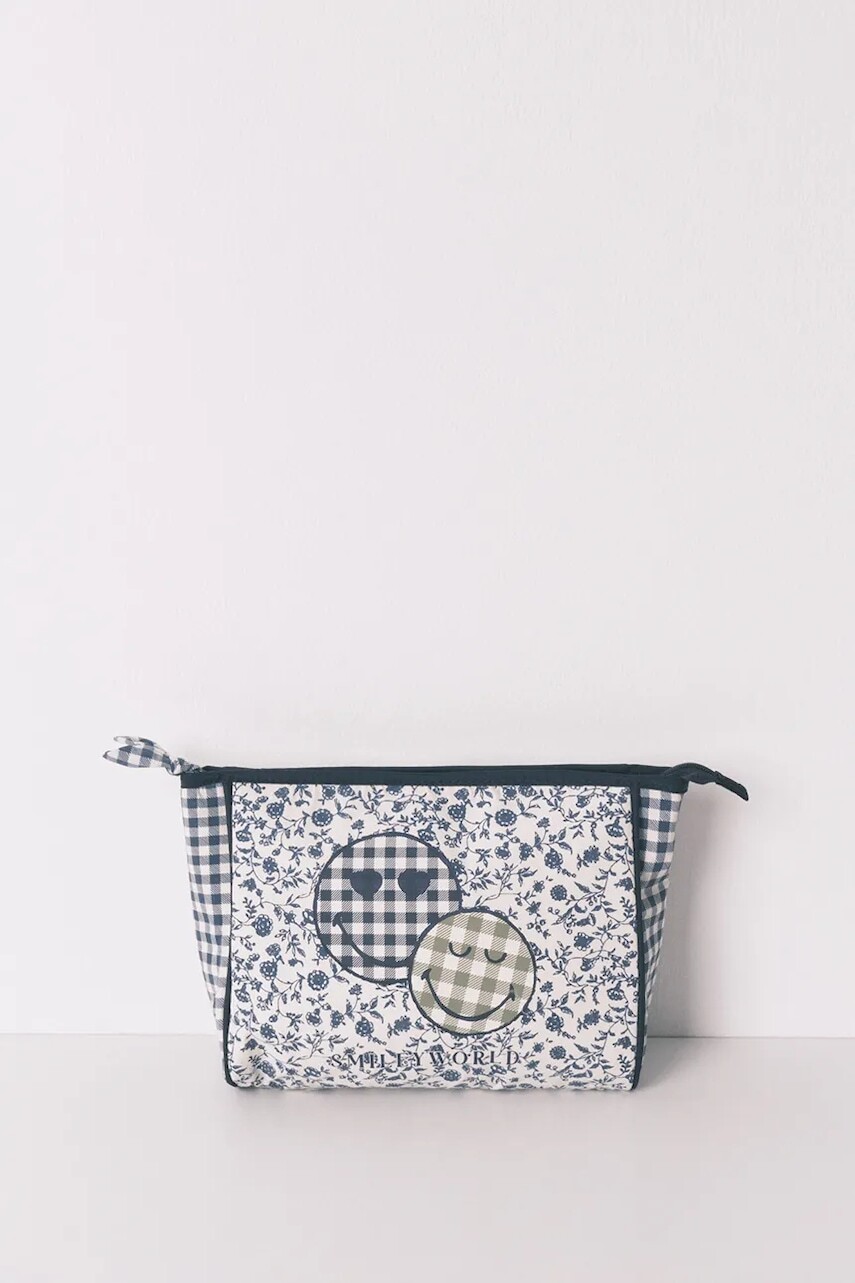 Kozmetická taška women'secret modrá farba, 4842010