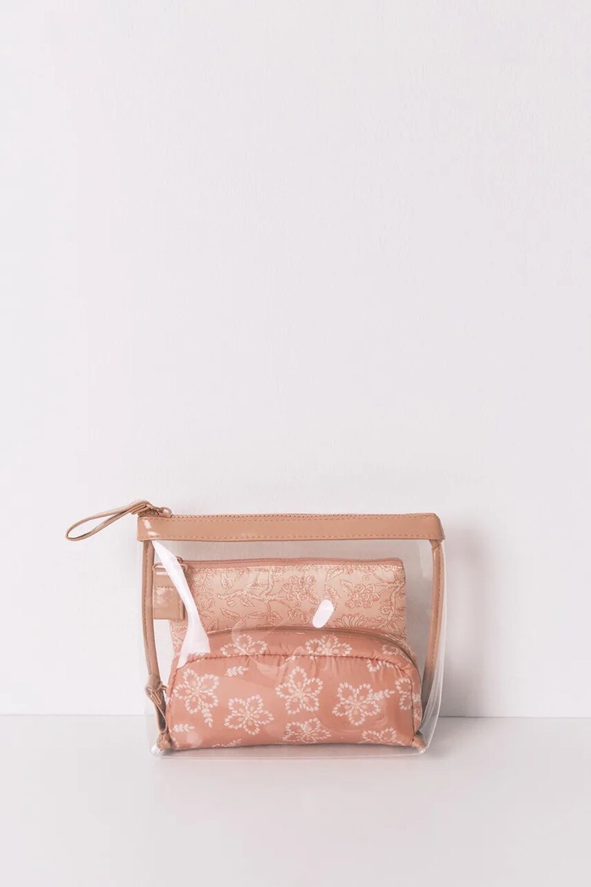 Kozmetická taška women'secret 3-pak oranžová farba, 4842958