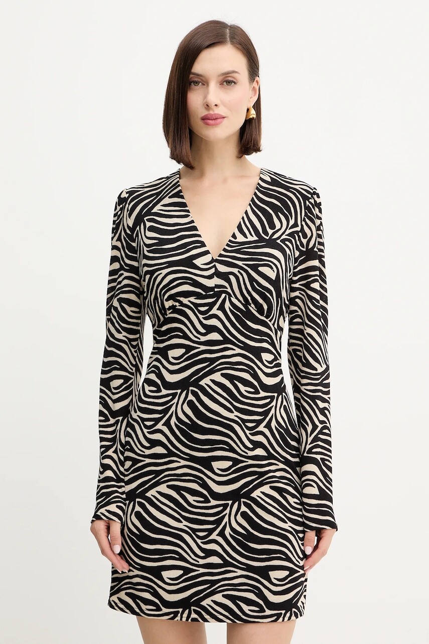 Šaty Morgan čierna farba, mini, priliehavé, RFARA