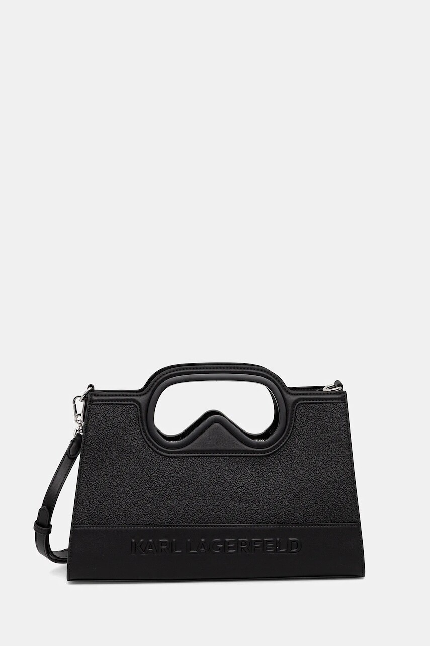 Kabelka Karl Lagerfeld K/AVIATOR čierna farba, A4W30283