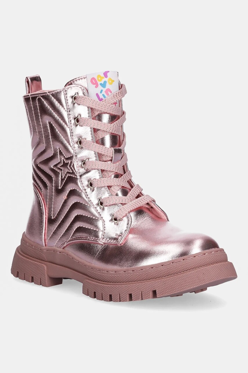 Detské topánky Garvalin ružová farba, 251567