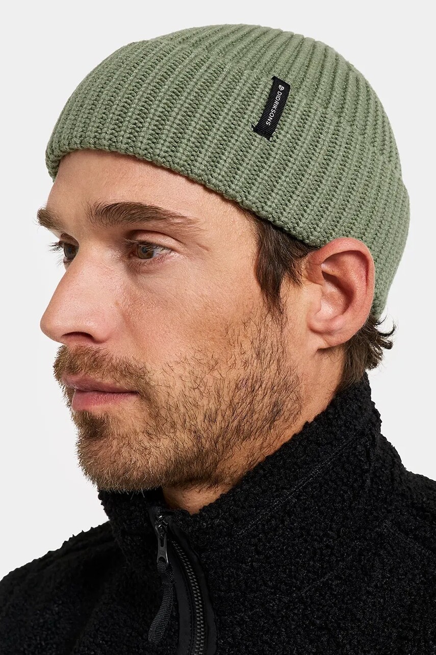 Čiapka Didriksons FISHERMAN zelená farba, 506019