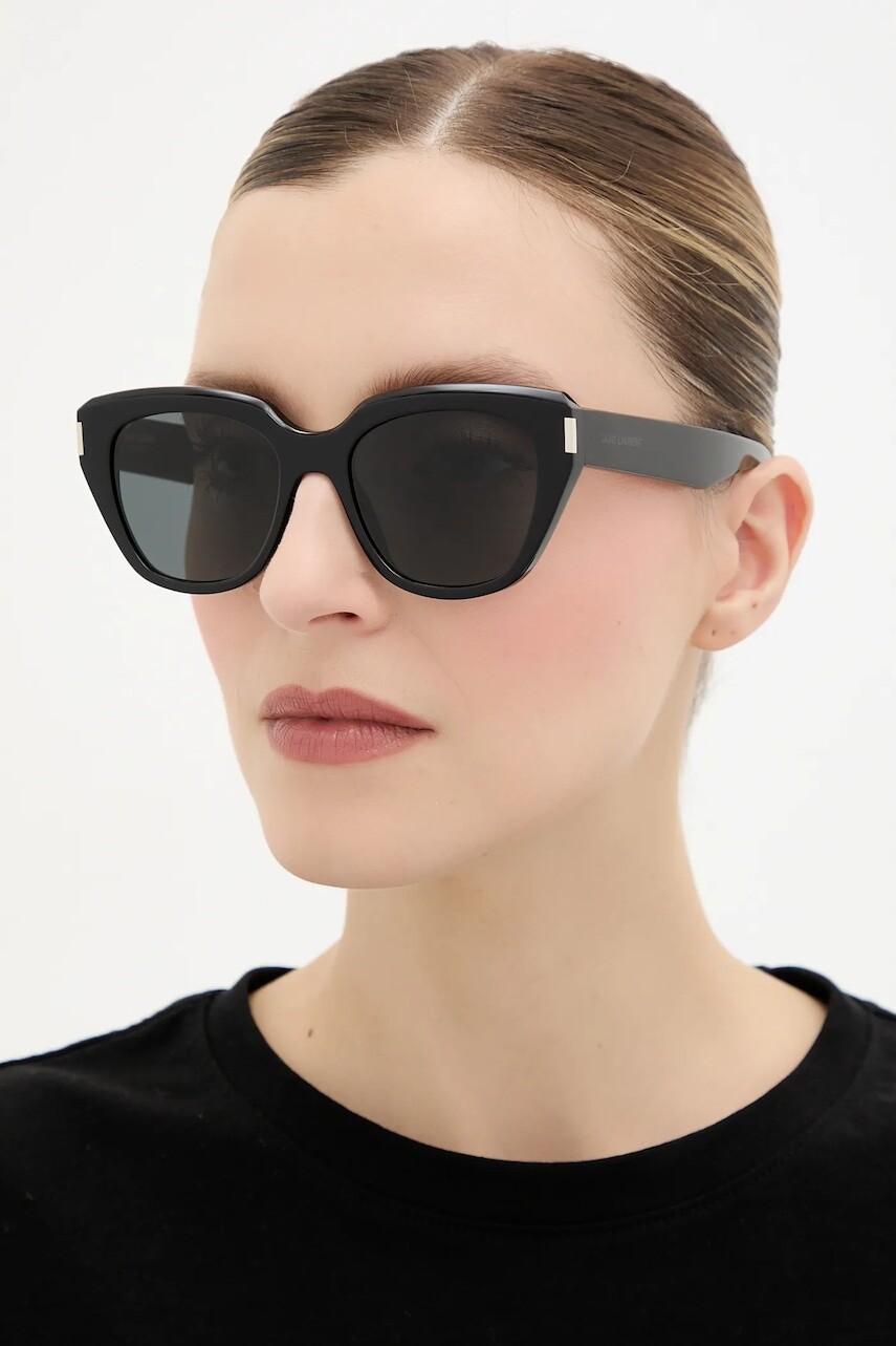 Slnečné okuliare Saint Laurent čierna farba, SL 827