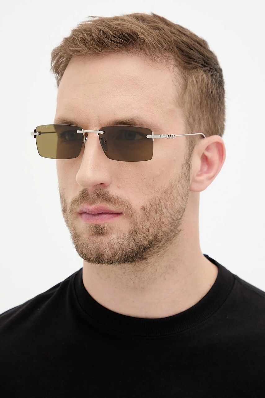 Slnečné okuliare Gucci strieborná farba, GG1941S