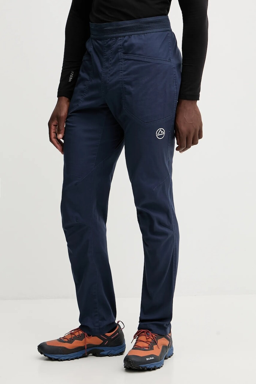 Športové nohavice LA Sportiva Roots tmavomodrá farba, ZACP069