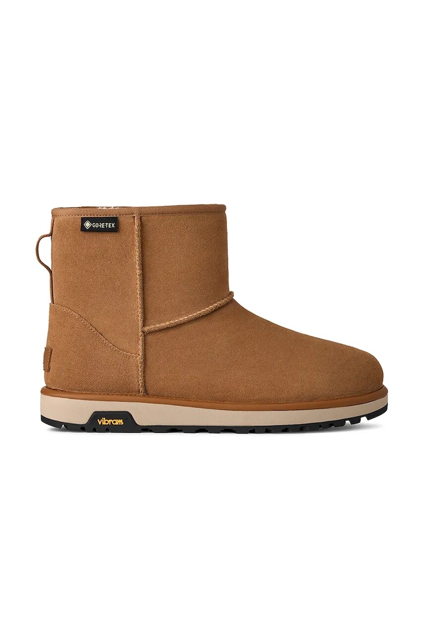 Semišové snehule UGG Classic Mini GTX hnedá farba, 1171150.CHE
