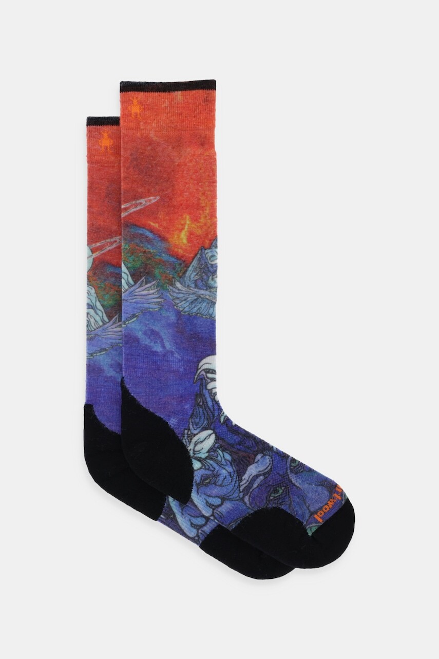 Ponožky s prímesou vlny Smartwool modrá farba, SW002903