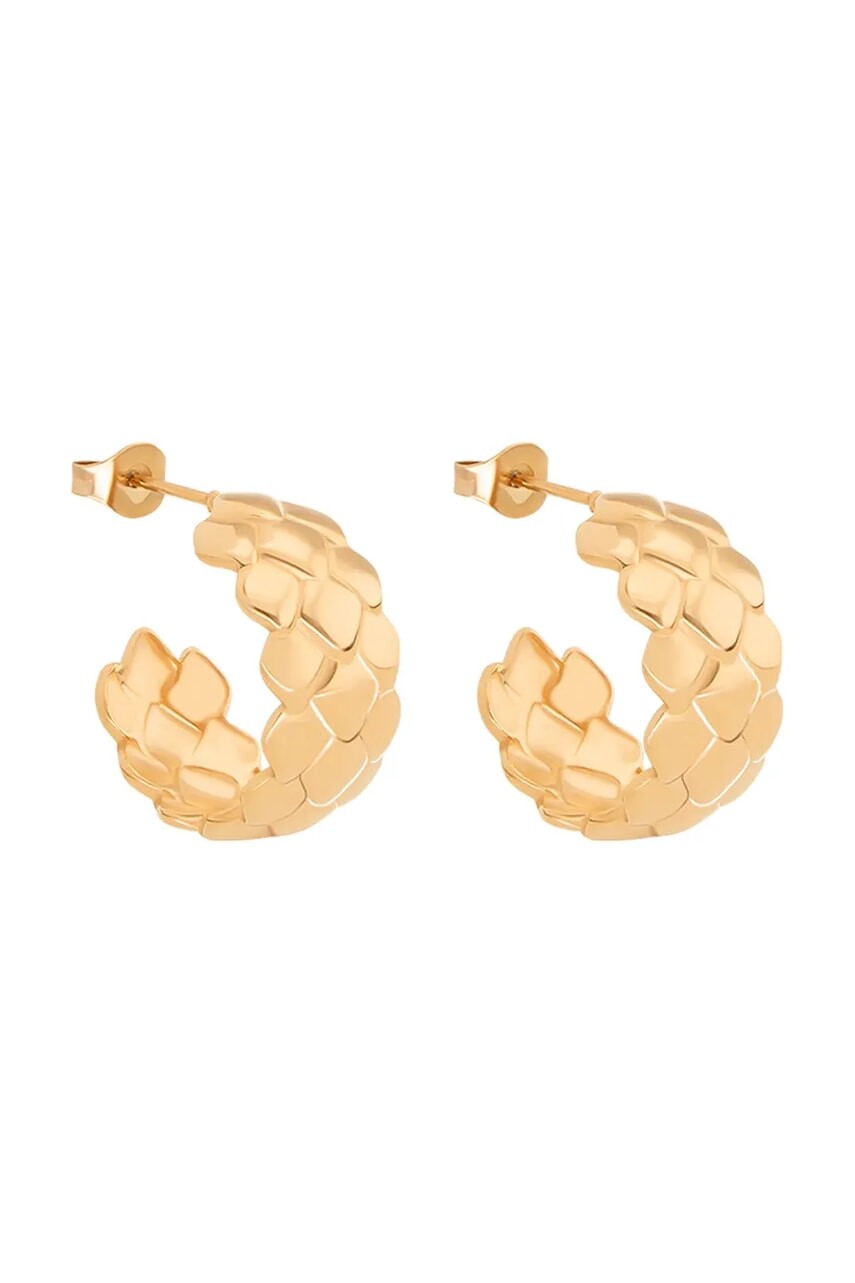 Pozlátené náušnice Lilou Snake 262/16/KOL/NO2/PO