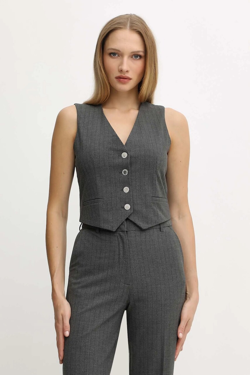 Vesta Morgan šedá farba, jednoradová, CBOKY.F