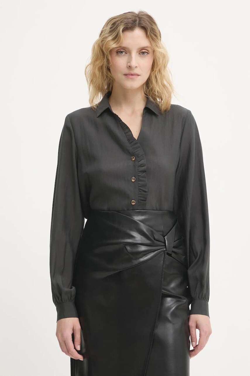 Košeľa Never Fully Dressed zelená farba, regular, s klasickým golierom, NFDTO1920