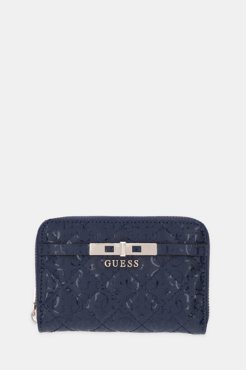 Peňaženka Guess IDRA dámska, tmavomodrá farba, SWGG81 57140