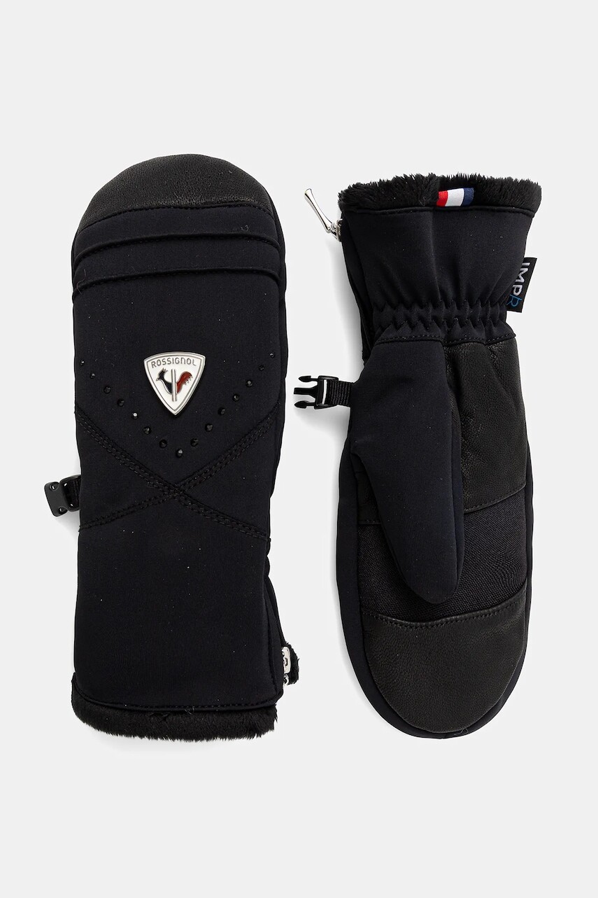 Rukavice Rossignol čierna farba, RLMWG19