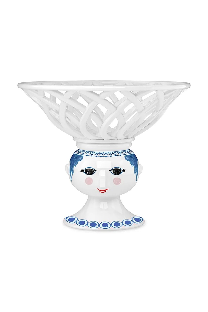 Dekoračná miska Bjørn Wiinblad Dora 25 cm modrá farba