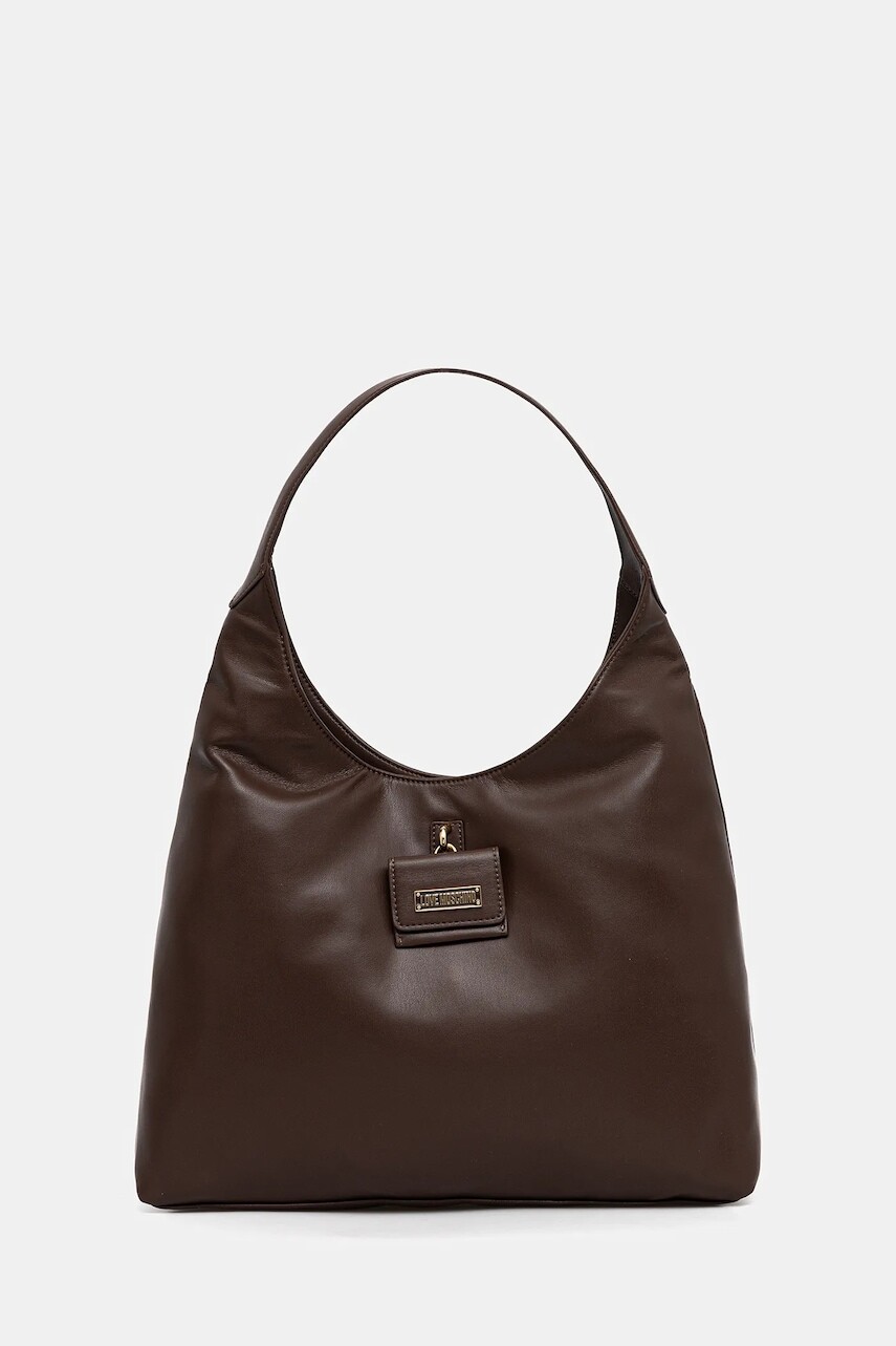 Kabelka Love Moschino hnedá farba, JC4393PP0NKN0313