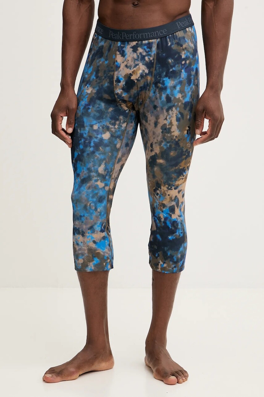 Funkčné legíny Peak Performance AOP zelená farba, G80590