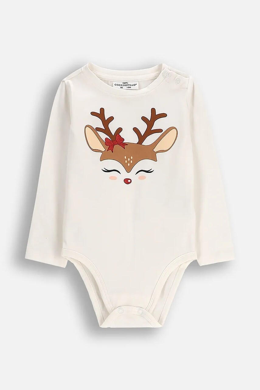 Detské bavlnené body Coccodrillo MERRY XMAS