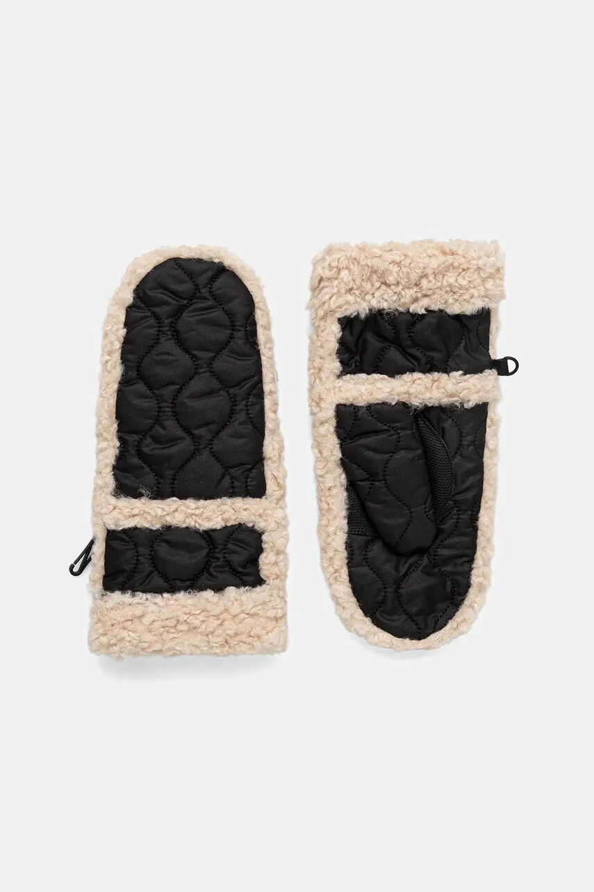 Rukavice Barbour čierna farba, LGL0146