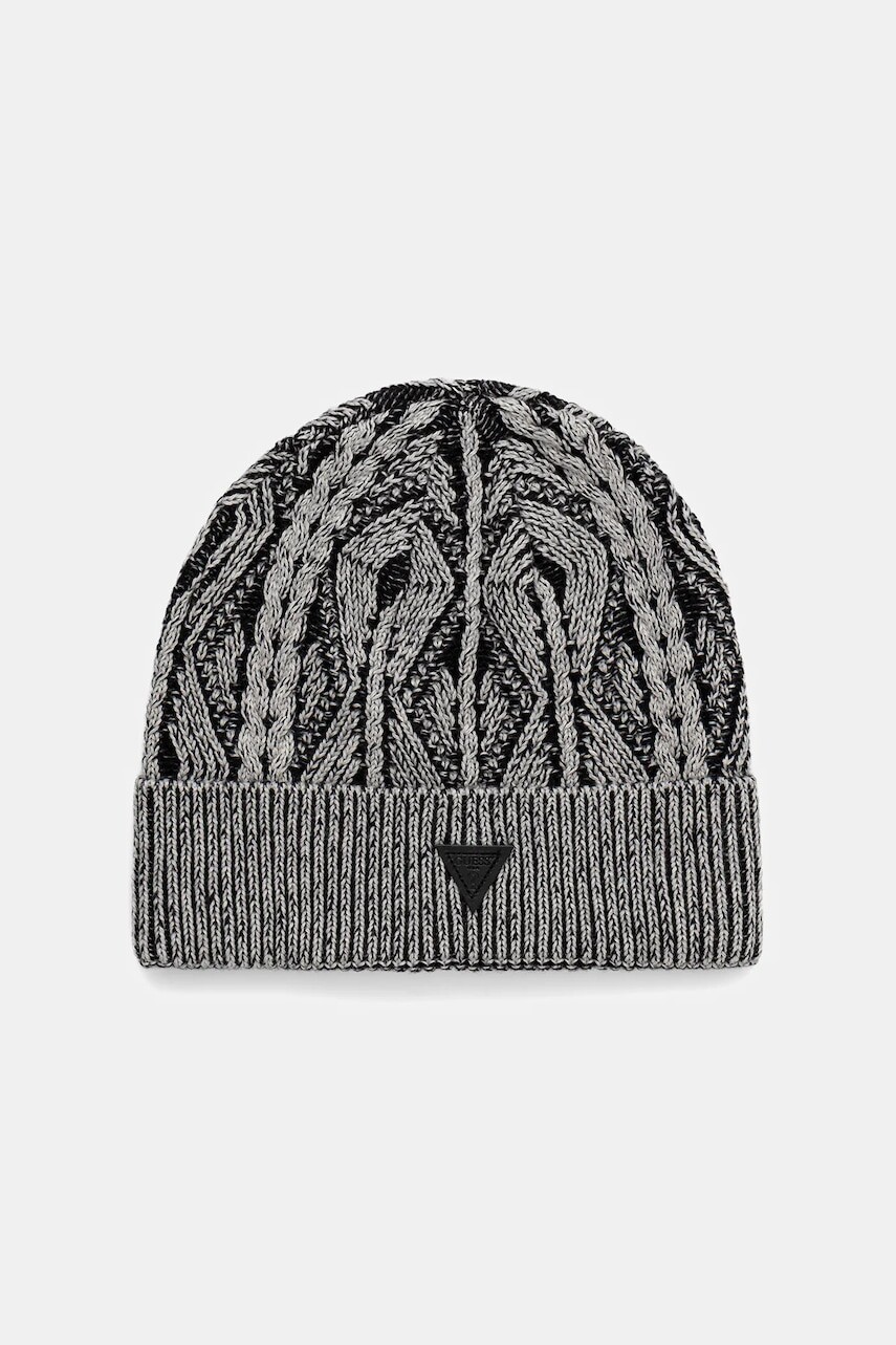 Čiapka s prímesou vlny Guess šedá farba, M5BZ14 Z0531