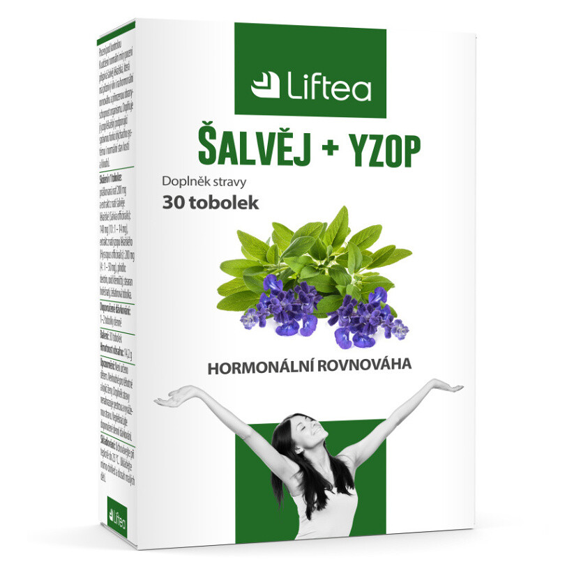 Liftea Šalvia + yzop 30 kapslí