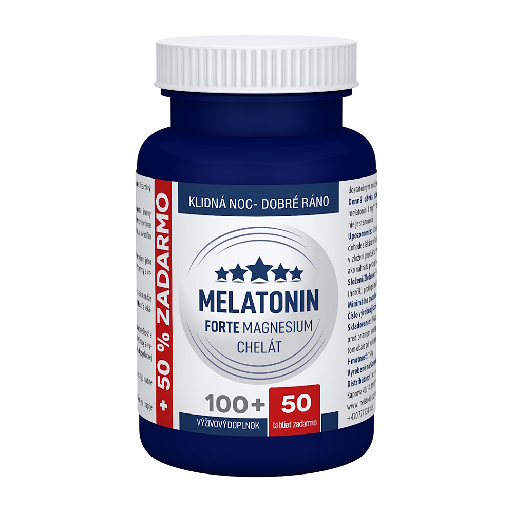 CLINICAL Melatonín forte magnézium chelát 100+50 tabliet