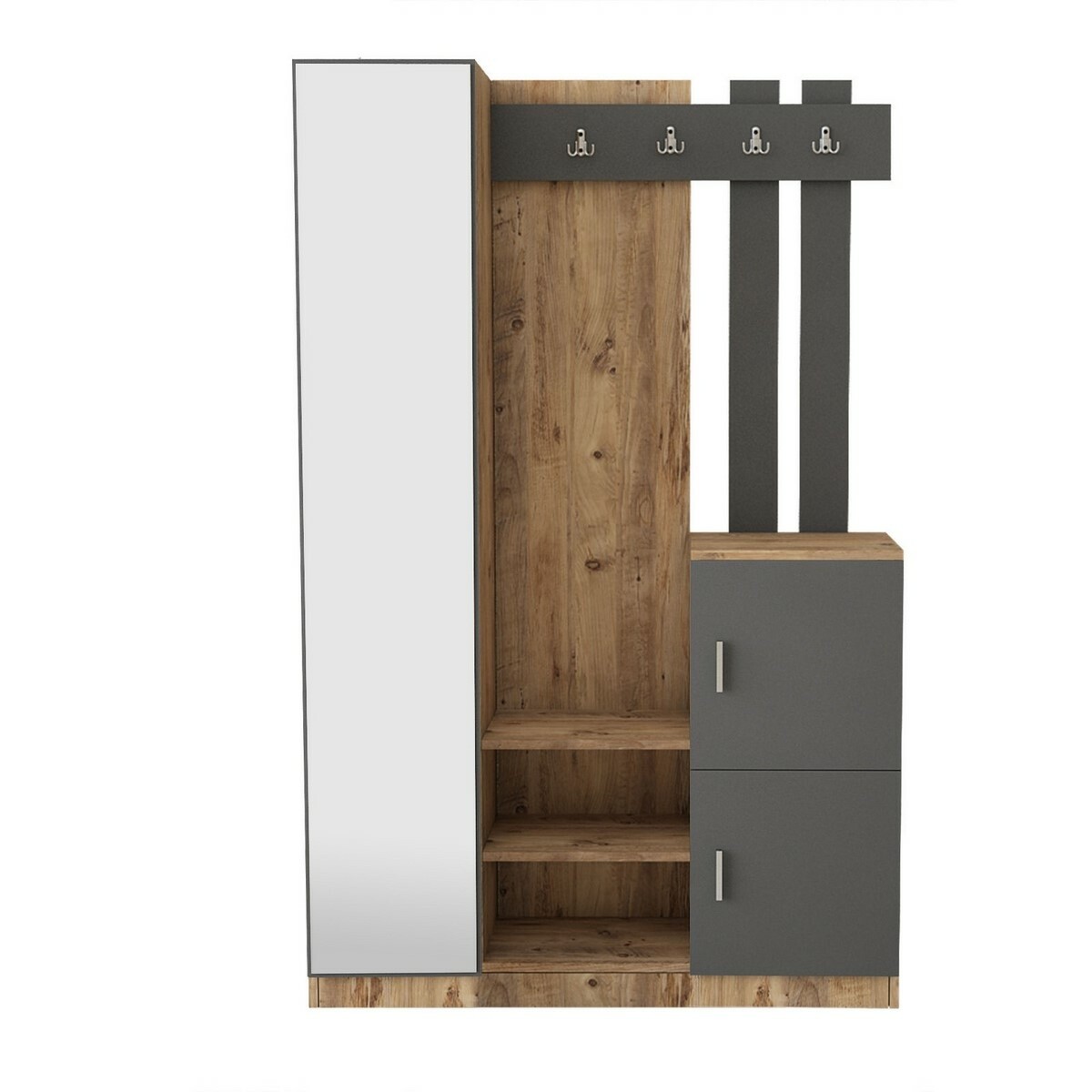 Predsieňová zostava Dano Atlantic Pine and Anthracite