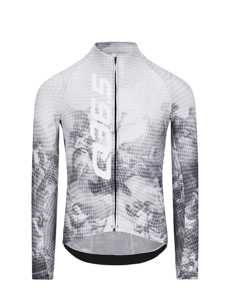 Pánsky cyklistický dres Gregarius Hybrid Fresco Long Sleeve Jersey