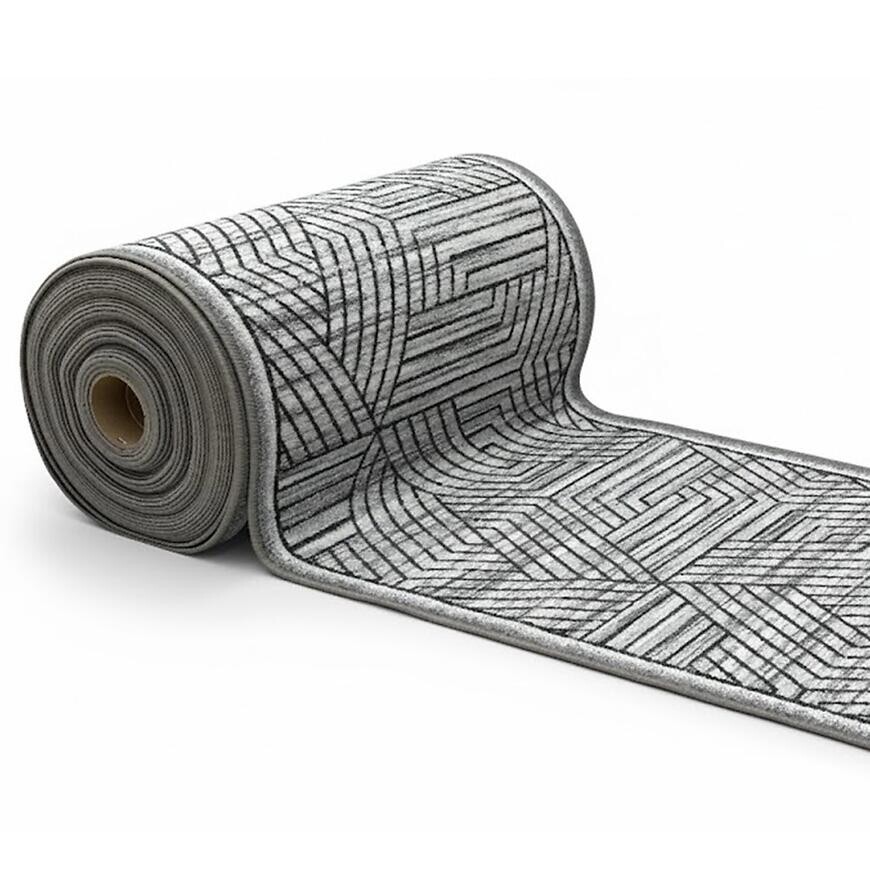 Behúň Geometric 80 cm 2516 sivý/biely