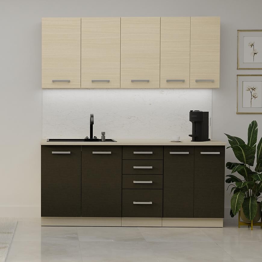 Kuchynská linka Wiktoria Chamonix 180 cm bez pracovnej dosky