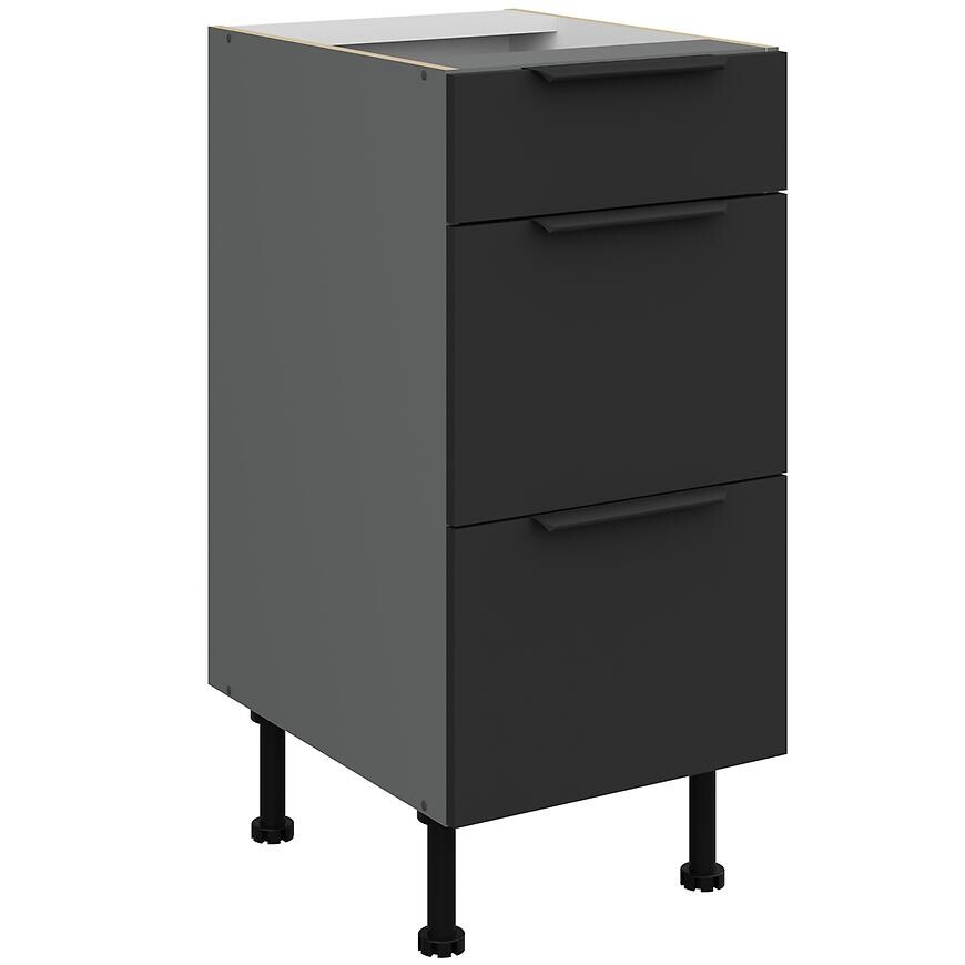 Kuchynská skrinka Aria-Bl/Ant Anti Fingerprint 40d 3s Bb