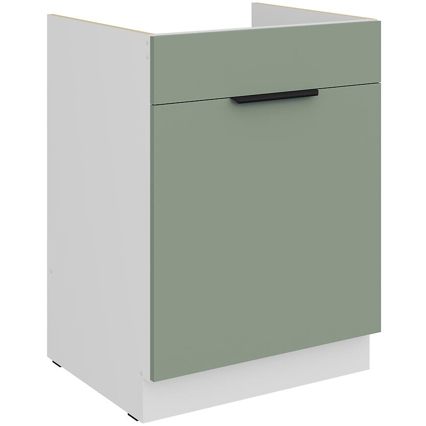 Kuchynská skrinka Aria-Sa/Wh Anti Fingerprint 60zl 1s Bb