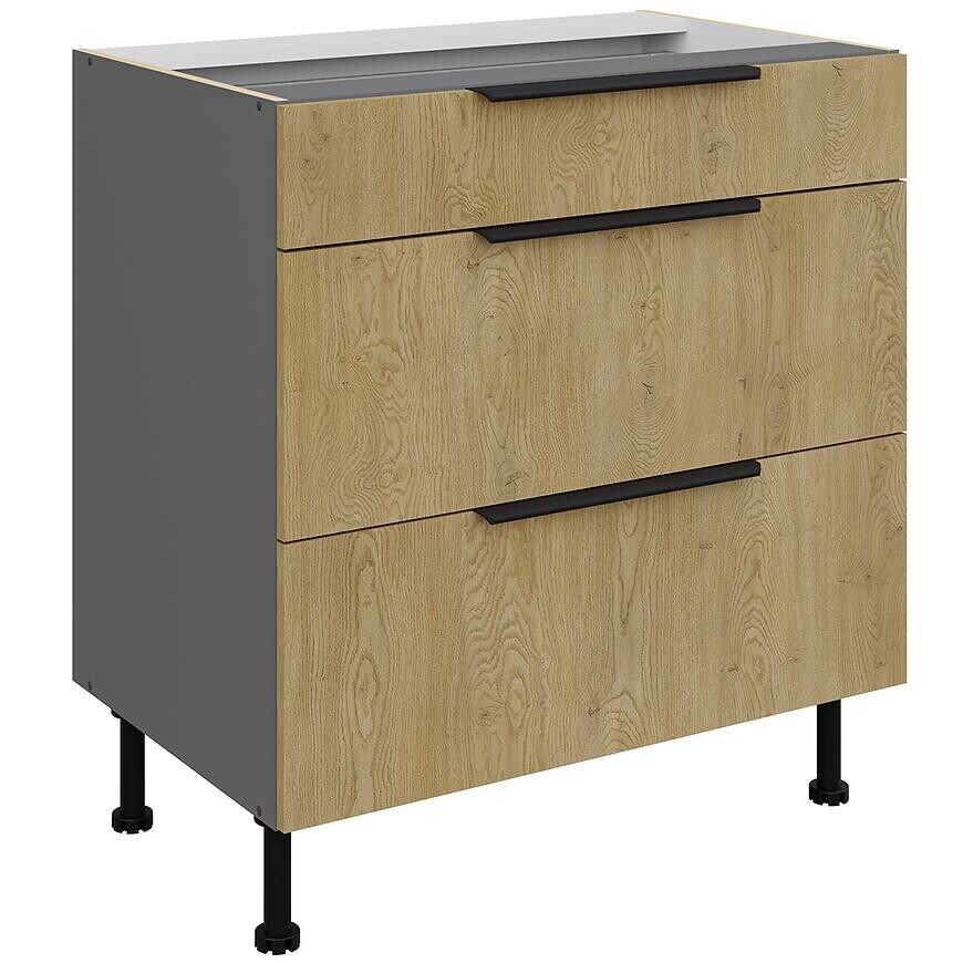 Kuchynská skrinka Cremona Ant 80d 3s Bb