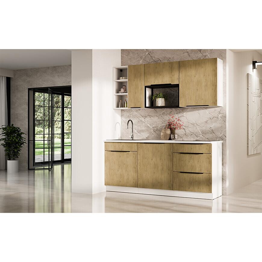 Kuchynská linka Cremona WH 180 cm bez kuchynskej dosky