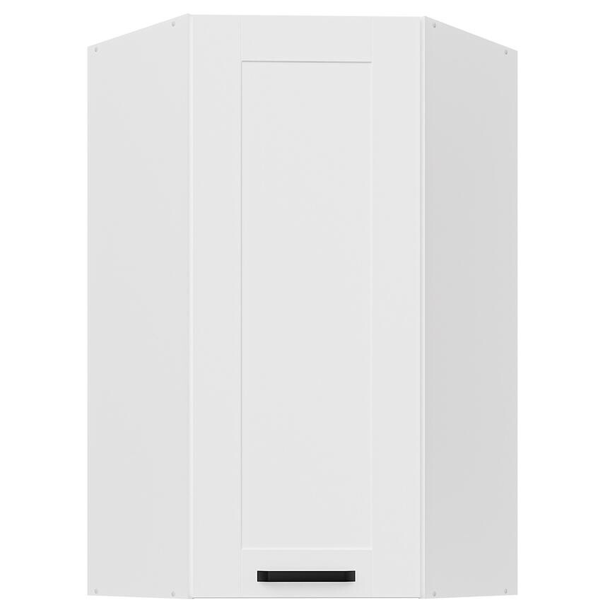 Skrinka do kuchyne Luna biely matná/biely 60x60 GN-108 1F (45°)