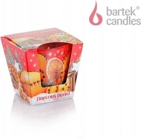 Bartek Candles Christmas  Pomaranč & škorica Vonná sviečka 115g