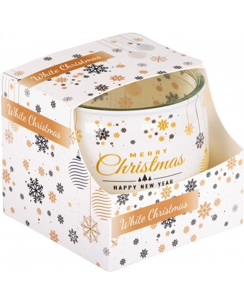 Scented Candle Scented Candles White Christmas  vonná sviečka -biela 80g