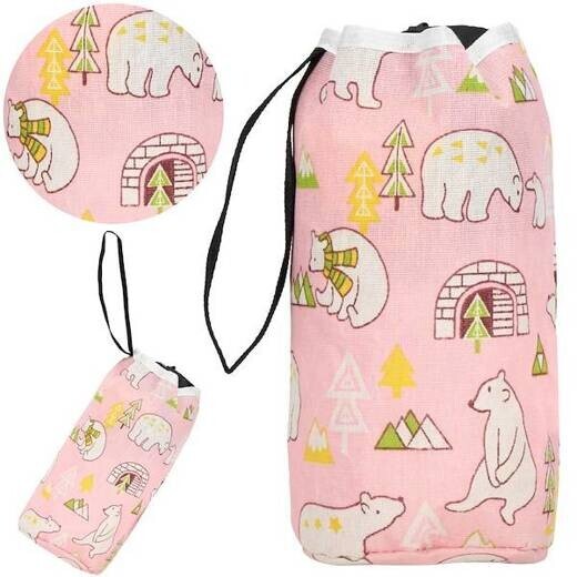 vrecko na hračky so sťahovacou šnúrkou - ružové