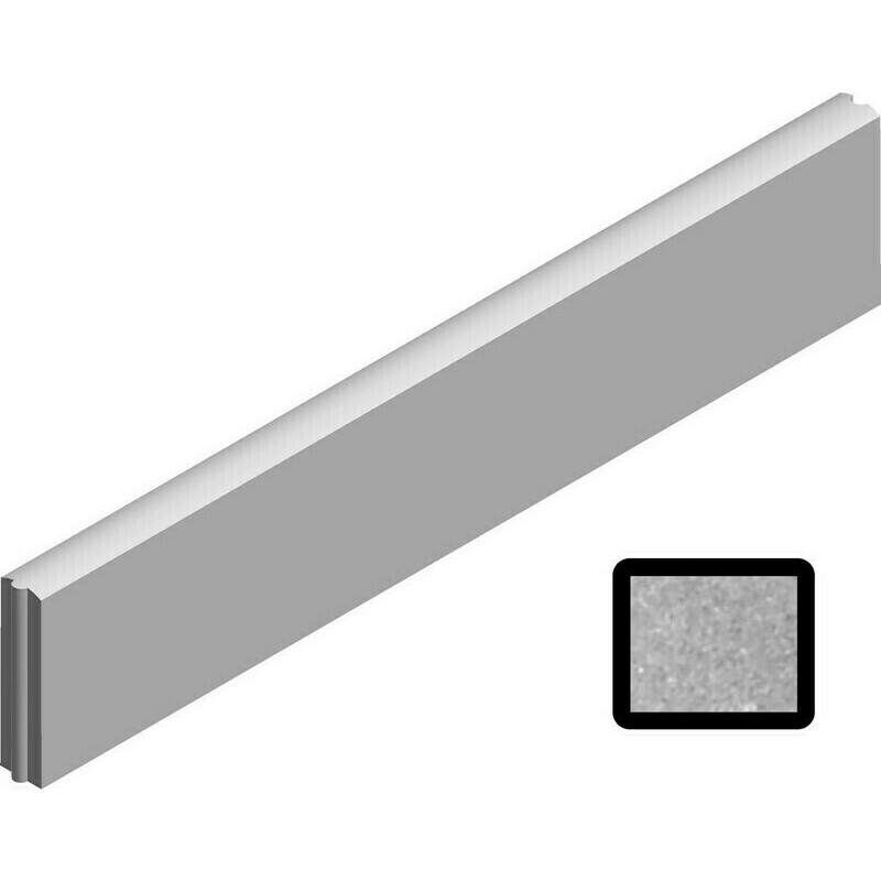 Obrubník parkový Stadreko oblúkový 100×20×5 sivý