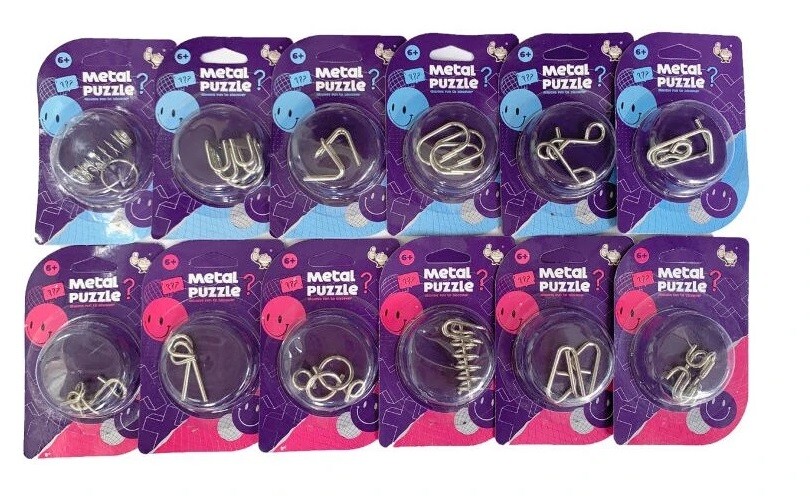 Hlavolam kovový 3cm