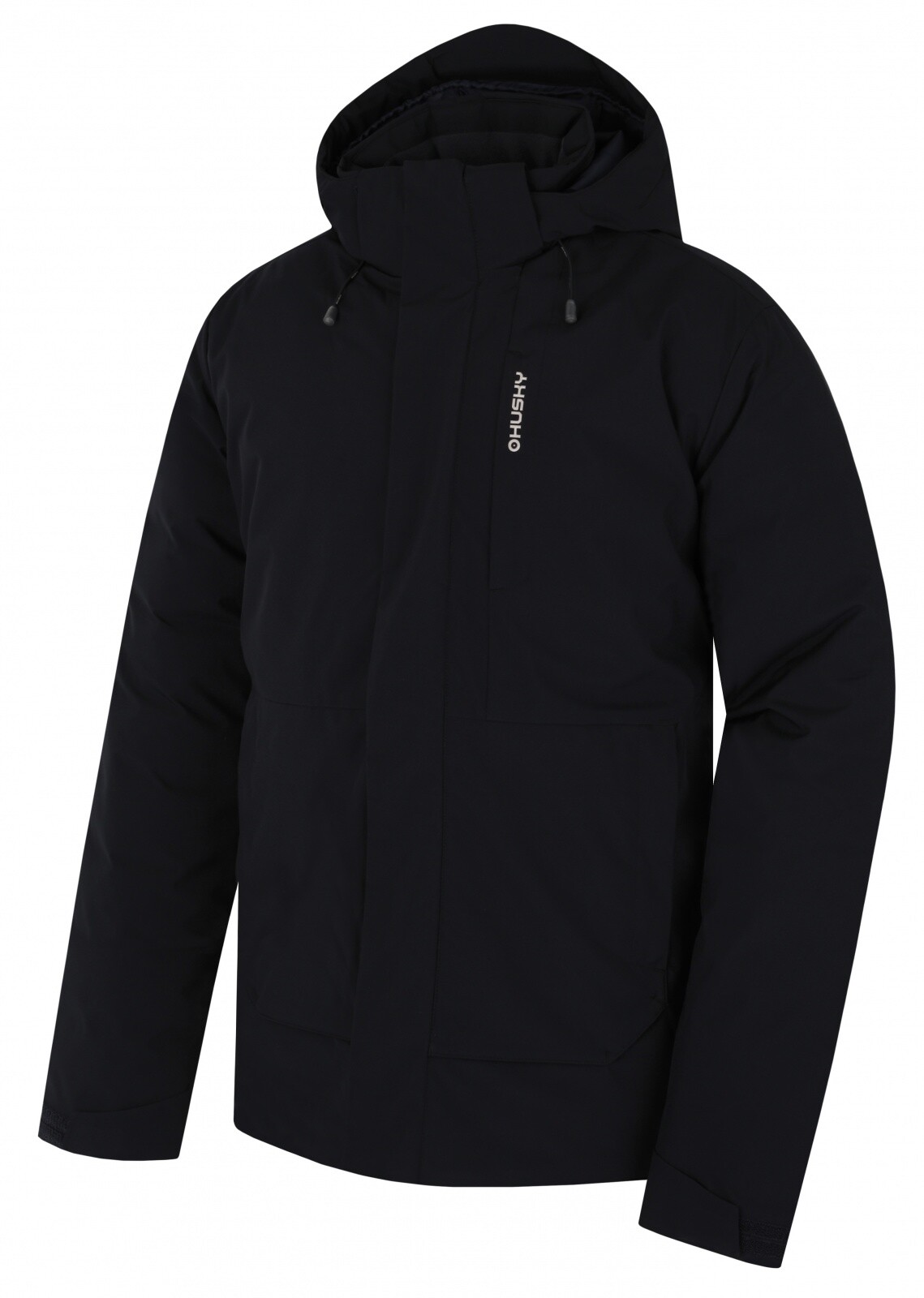 Husky Pánska hardshellová plnená bunda Nurme M black Veľkosť: L