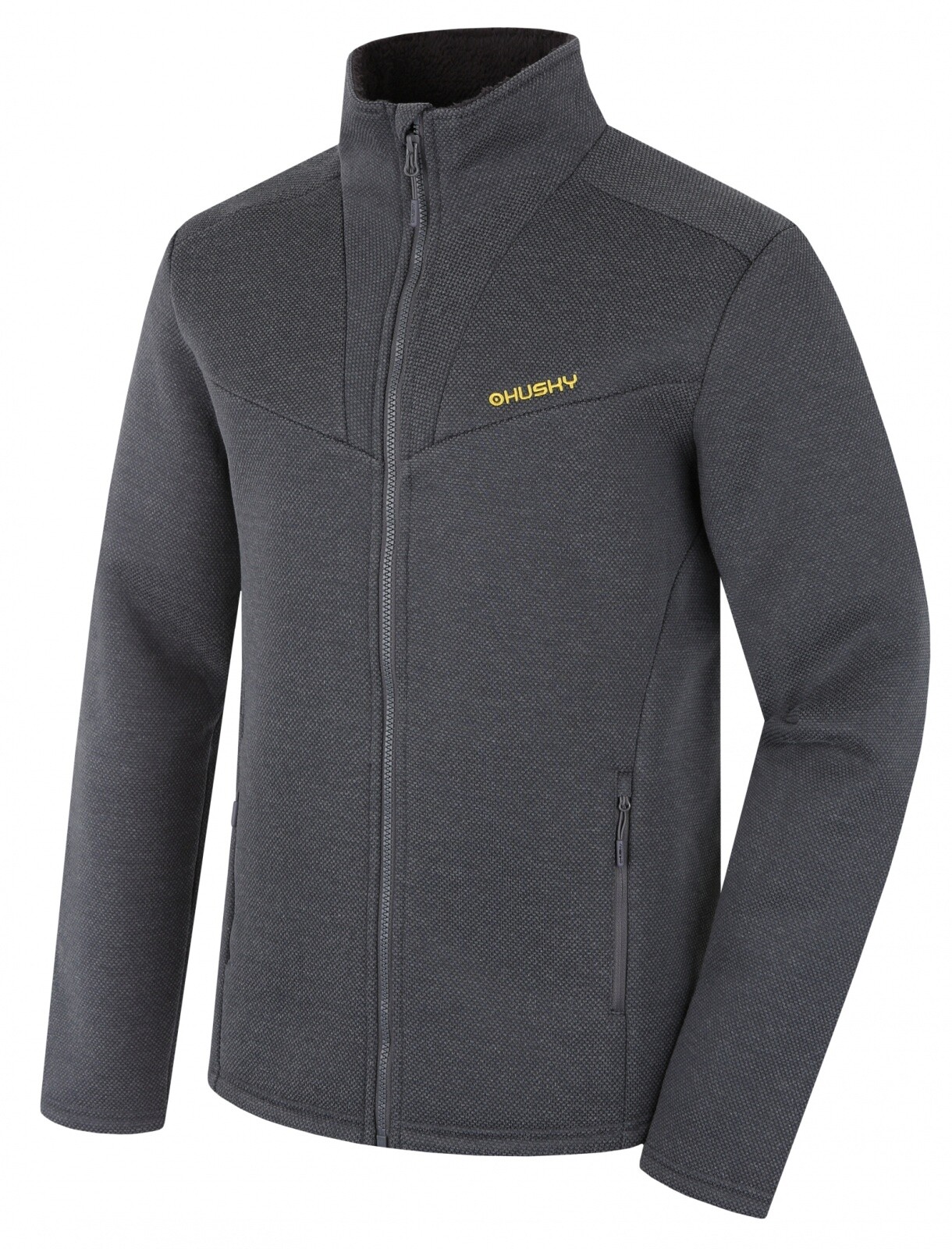 Husky Pánsky sveter na zips Akra M dark grey Veľkosť: L